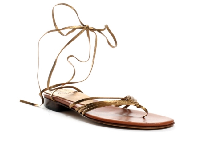 Svadobné sandále v českom štýle v zlatej farbe bohémsko-zlatá-svadobná-obuv-plochá