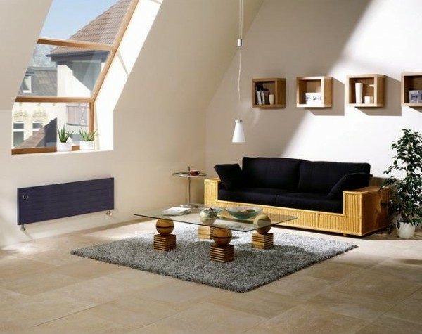 Podkrovie zariadenie so šikmou strechou