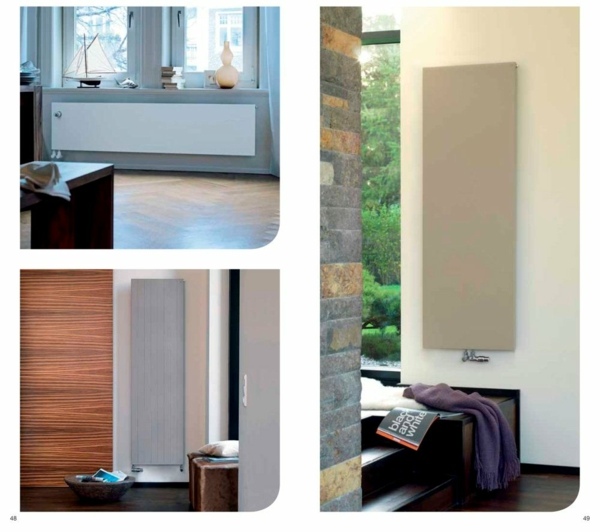 Interiérový nástenný radiátor do obývačky