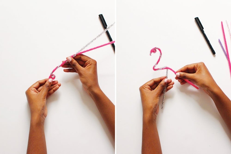 plameniak dekorácia drotár party picker zábal čistič potrubí