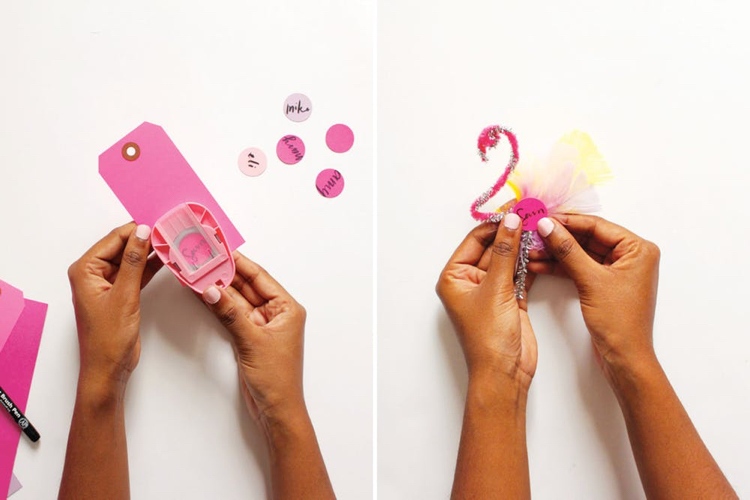 plameniak dekorácia drotár večierok miesto karta