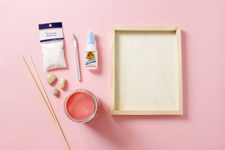 mini záhradný materiál na dekoráciu plameniaka