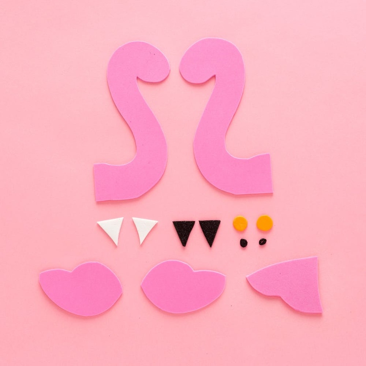 Myšlienka dekorácie plameniaka tekvica na jeseň ozdobiť