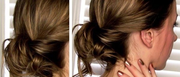Ďalší nápad na ležérny topknot ležérny-drdol-účes-pletenie-plážová móda
