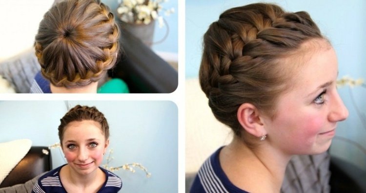 Pletené účesy s drdolom je možné nosiť v každodennom živote zapletané účesy s drdolom elegantné účesy žien updo