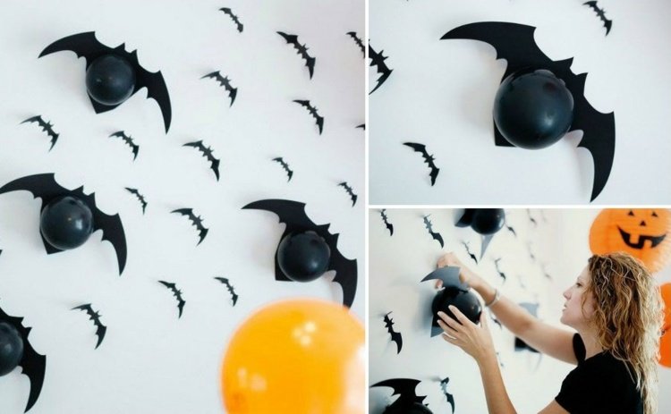 bat-tinker-party-halloween-balóny-papier-nástenná dekorácia