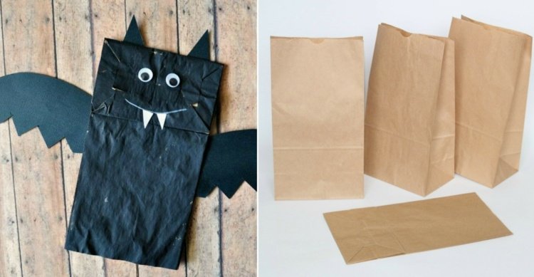 netopier výroba vrecka na chlieb-len-urobte si-halloween-ručné práce