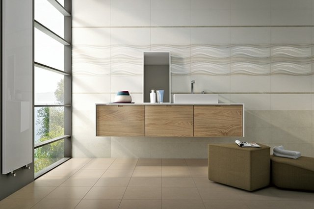 svetlohnedé dlaždice s drevenou optikou a figúrkami