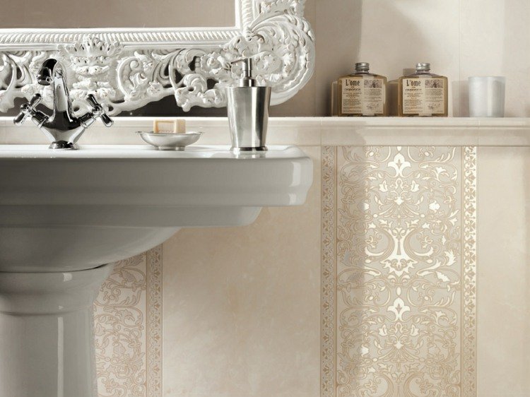 dlaždice kameň vzhľad nadprirodzené cestoviny bianca zlatý lesk vzor ušľachtilá kúpeľňa vinobranie