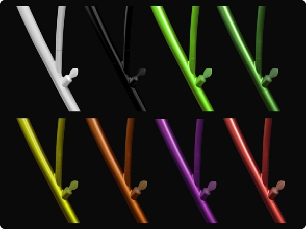 Farby lampa FloorLeaf Farebná lampa FloorLeaf