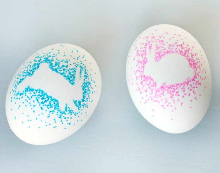 Návod na výrobu veľkonočných samolepiek-veľkonočný zajačik-vajíčka-dizajn-splash