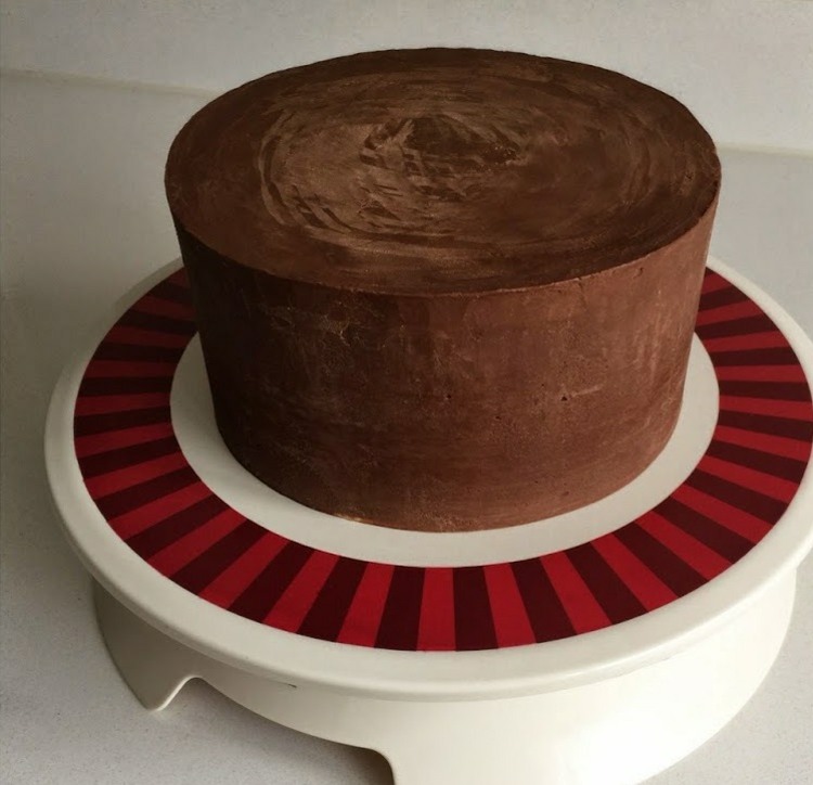 Fondant-pie-ganache-single-line-step-instructions