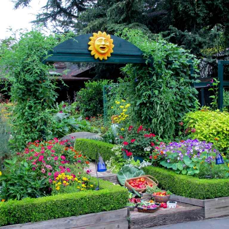 Jedlé kvety v záhonoch orámujte krušpánom a vytvorte textúru popínavými rastlinami