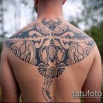 ETHNIC TATTOOS # 679 - уникална версия на дизайна, която може да се използва добре за обработка и прилагане като татуировки на етнически викинги