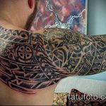 ЕТНИЧНИ ТАТУИ №114 - интересна версия на модела, която може успешно да се използва за обработка и нанасяне като татуировки на етнически викинги