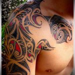 ETHNIC TATTOOS # 810 - интересна версия на модела, който може успешно да се използва за промяна и приложение като етнически татуировки, обозначаващи силата