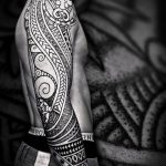 ETHNIC TATTOOS # 514 е готина версия на дизайна, която може да се използва добре за промяна и приложение като етнически татуировки на маори