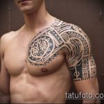 ETHNIC TATTOOS # 454 - уникална версия на дизайна, която може успешно да се използва за обработка и прилагане като татуировки на етнически воин
