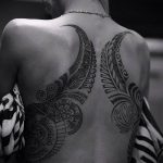 ETHNIC TATTOOS №585 - достойна версия на модела, която може успешно да се използва за промяна и приложение като етнически татуировки за жени