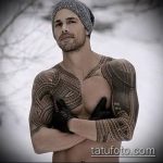 ETHNIC TATTOOS №929 - изключителна версия на картината, която може успешно да се използва за усъвършенстване и приложение като етнически татуировки, обозначаващи силата