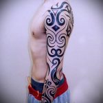 ETHNIC TATTOOS # 307 е готина версия на дизайна, която може успешно да се използва за трансформиране и прилагане като татуировки на етнически воин