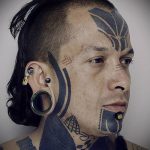 ETHNIC TATTOOS №483 - готина версия на картината, която може успешно да се използва за промяна и приложение като етнически татуировки за жени