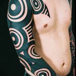 ETHNIC TATTOOS # 732 - готина версия на модела, която може лесно да се използва за промяна и приложение като етнически татуировки на гърба