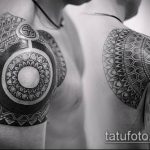 ETHNIC TATTOOS №366 - готина версия на картината, която може да се използва добре за усъвършенстване и приложение като етнически татуировки за момичета