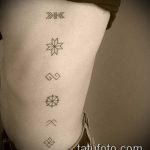 ETHNIC TATTOOS # 169 - достойна версия на модела, която може да се използва добре за обработка и нанасяне като етнически татуировки на бедрото
