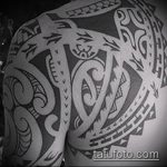 ETHNIC TATTOOS # 64 - готина версия на модела, която може успешно да се използва за трансформиране и прилагане като татуировки на етнически викинги