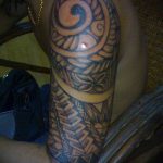 ETHNIC TATTOOS # 751 - достойна версия на рисунката, която може успешно да се използва за промяна и приложение като татуировки на етнически воин