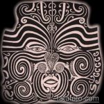 ETHNIC TATTOOS №37 - интересна версия на модела, който може успешно да се използва за промяна и приложение като етнически татуировки за жени