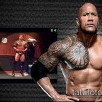 fotografija tetovaže dwayne johnson (tetovaža) (vrijednost) - primjer crteža - 019