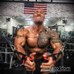 fotografija tetovaže Dwayne Johnson (tetovaža) (značenje) - primjer crteža - 028