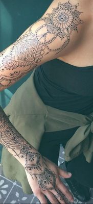 fotó indiai tetoválásról a karon 2020.02.01. № 002 -indiai tetoválás