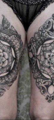 fotó indiai tetoválásról a lábán 2020.02.01. №019 -indiai tetoválás