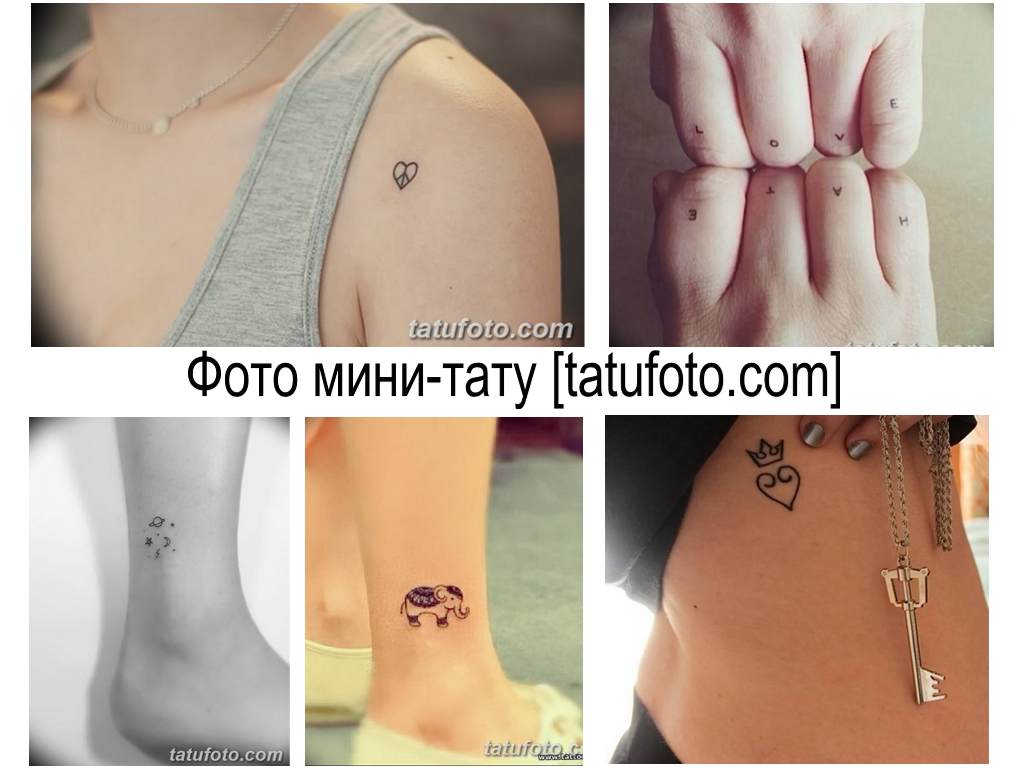 Zdjęcie mini tatuażu - kolekcja oryginalnych wzorów tatuaży na zdjęciu