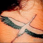 A gólya tetoválás remek példája - a rajz alkalmas