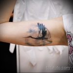 A meglévő gólya tetoválás tesztverziója - a rajz alkalmas