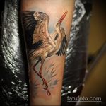 A gólyatetoválás tesztpéldája - a rajz alkalmas gólyatetováláshoz gyermekkel