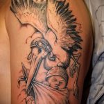 Eredeti példa egy gólya tetoválásra - a rajz alkalmas gólyatetováláshoz a lábán