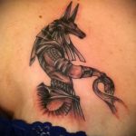 Az Anubis tetoválás eredeti változata - a rajz alkalmas anubis és bastet tetoválás megjelölésére