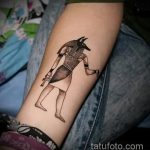 Az Anubis tetoválás tesztverziója - a rajz alkalmas anubis és ra tetoválásokra