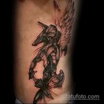 A tetovált Anubis hűvös változata - a rajz alkalmas pikkelyes anubis tetoválásra