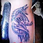 Az anubis tetoválás egyedülálló példája - a rajz alkalmas anubis és bastet tetoválás megjelölésére