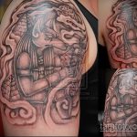 Az Anubis tetoválás eredeti példája - a rajz alkalmas az egyiptomi Anubis istenek tetoválására