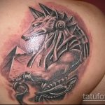 Az anubis tetoválás eredeti példánya - a rajz alkalmas egy pikkelyes anubis tetoválásra