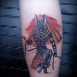 A meglévő Anubis tetoválás hűvös változata - a rajz alkalmas anubis tetoválásra a vállán