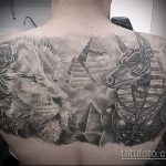 Az Anubis tetoválás eredeti példája - a rajz alkalmas Anubis isten tetoválására