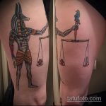 Az Anubis tetoválás hűvös változata - a rajz alkalmas anubis és bastet tetoválás megjelölésére